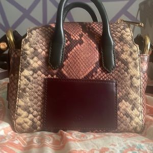 J crew snake skin bag crossbody